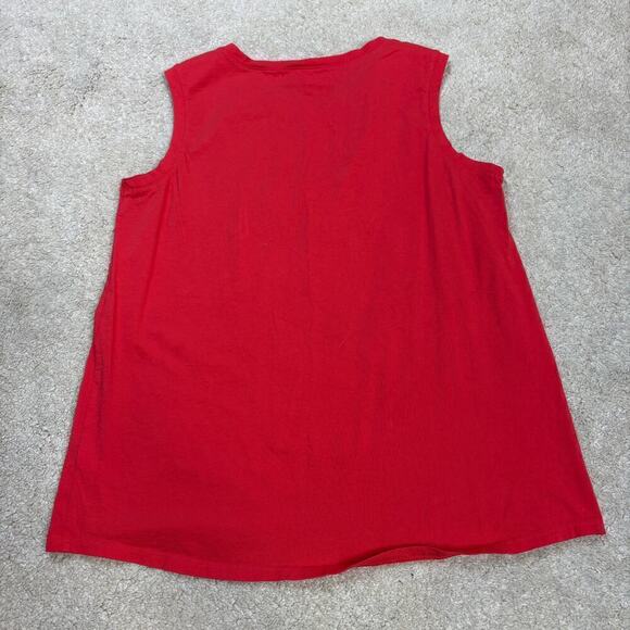 Life Is Good Set Of 2 Women's Tank Tops Summer Ice Cream Dog America Size M - Picture 5 of 7